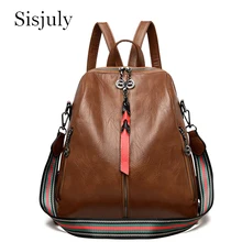 Женский рюкзак из натуральной кожи, роскошные дизайнерские сумки через плечо для девочек-подростков, школьные сумки, повседневные однотонные рюкзаки Feminina