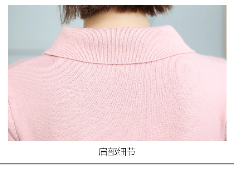 Bowknot Women Knit Dress Turn Down Pleated Hem Midi Knit Dress Korean Sweet Elegant Slimming Autumn Winter Women Dress