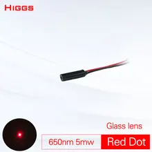 Высокое качество 650nm 5 МВт красная лазерная указка супер маленький размер диаметр 4 мм стеклянная линза DC 3 в прицел локатор транспортного средства положение радар