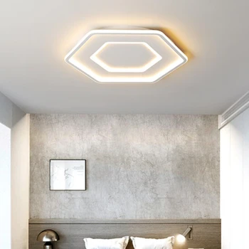 

White/Gold Modern Led Living Room Ceiling Lights Simple Lighting For Bedroom Study Room ceiling lamp Fixtures Dimmable