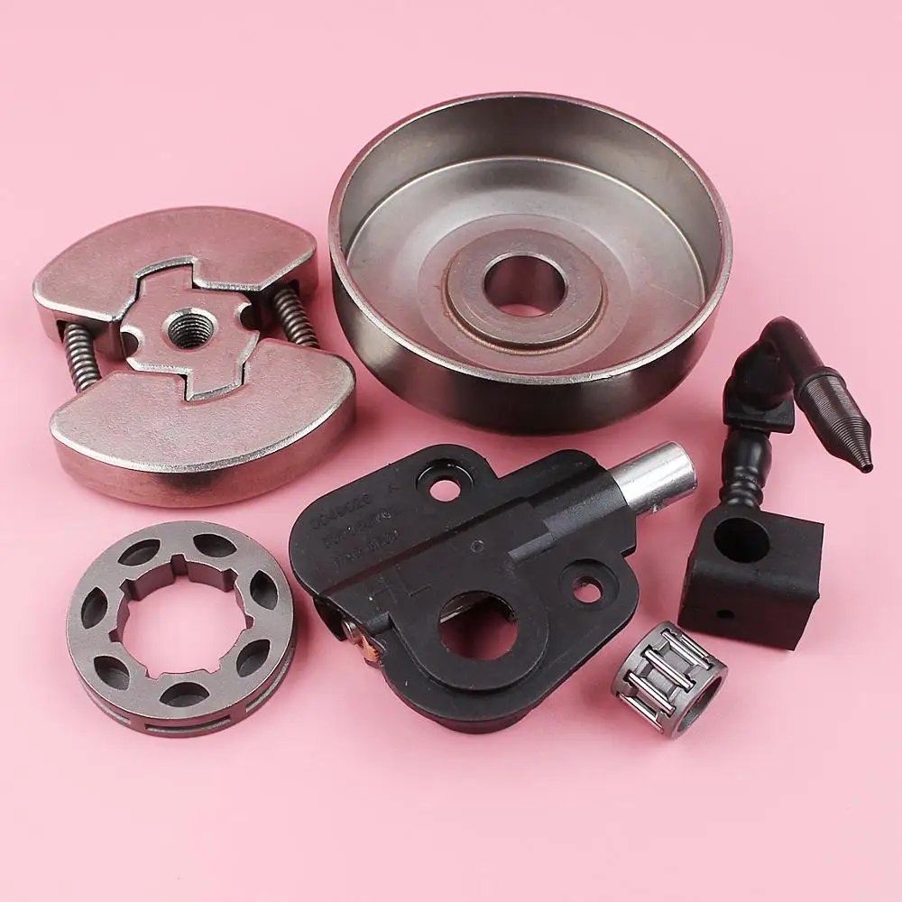 3/8 7T Clutch Rim Sprocket Rim Oil Pump Kit For Poulan 1900 1950 1975 2050 2055 2075 Chainsaw 530071259 530047061 530014949 5