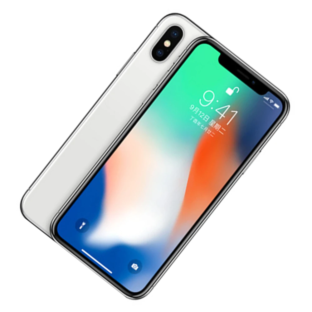 Original desbloqueado apple iphone x face id 5.8