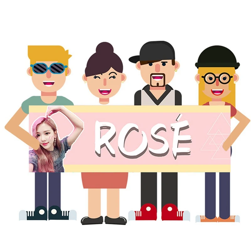 1 шт. Kawaii Kpop Blackpink концертная поддержка ручная баннерная ткань повесить плакат Канцелярский набор для фанатов подарок друзьям