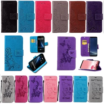 

Embossing Flip Case For Tecno Camon 11S 12 Air Spark 4 Air 3 Pro Pop 2s CB7 11S Case Cover Wallet Stand Pattern Cover With Strap