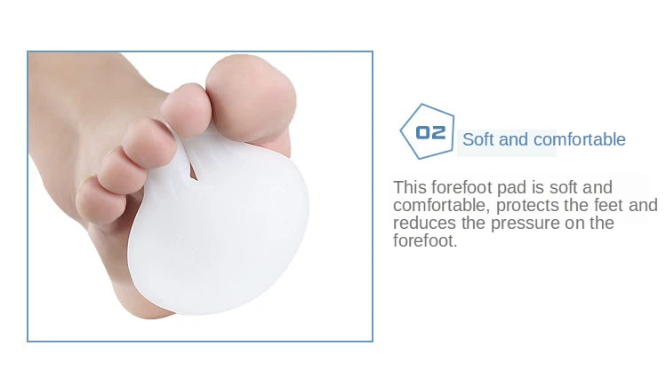 Dedo do pé Cuidados com os Pés Antepé Ajustador Protetor Macio Coxim Separador Pedicure Corrector Ortopedia Masculino - Feminino 80pieces = 40pairs 8 coxim dedo do pé separador pedicure corrector