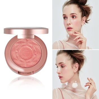 

Face Blusher Powder Rouge Makeup Cheek Blusher Powder Minerals Palettes Blusher Brush Palette Cream Natural Blush