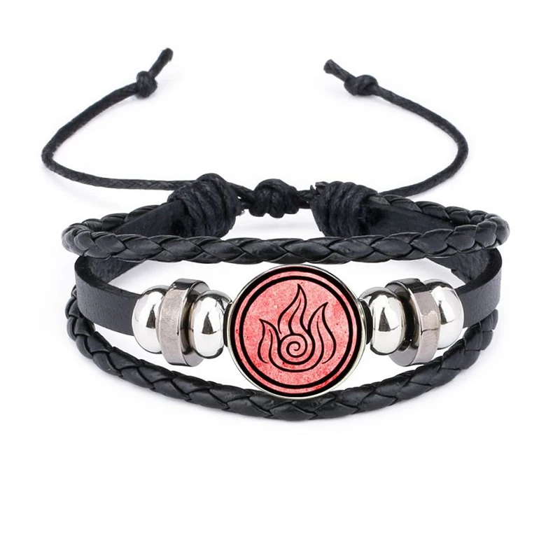 Avatar Die Last Airbender-fall Armband Königreich Schmuck Air Nomad Feuer Und Wasser Tribe Urlaub partei Dome Glas Armband geschenk