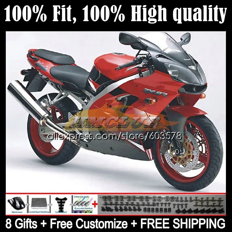 Корпус OEM для KAWASAKI NINJA ZX9 ZX 9R 9 R 900CC ZX9R 02 03 119CL.24 ZX900 900 CC ZX-9R 2002 2003 инъекционный