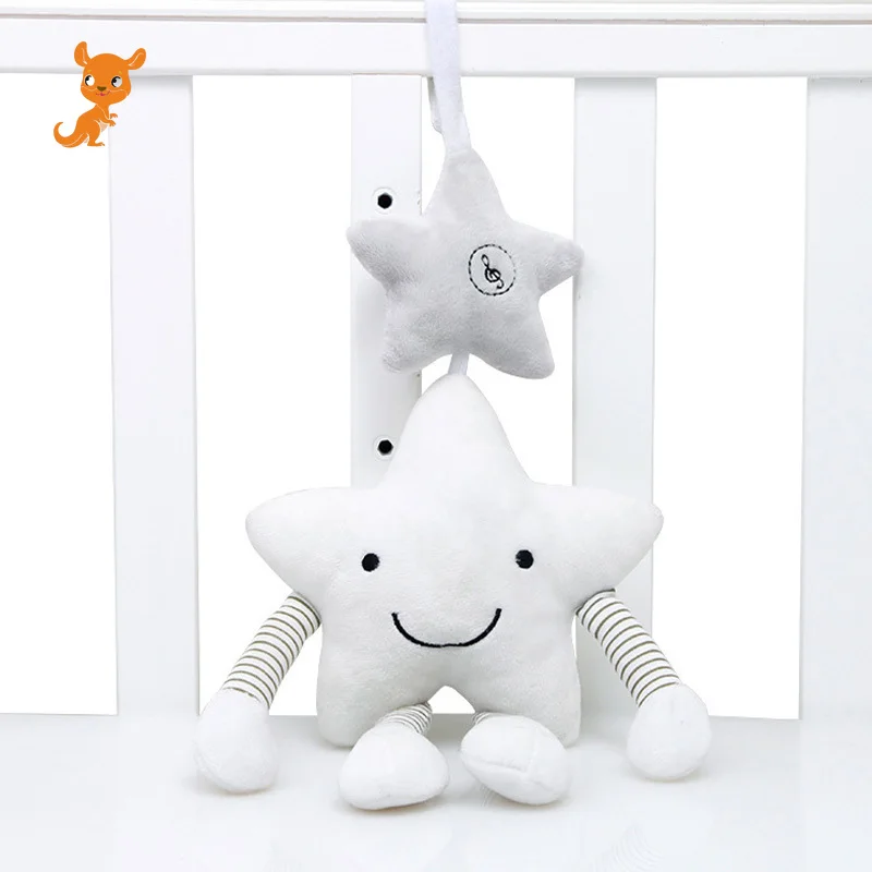 

Baby Rattle Stroller Toy Musical Mobile Baby Toys Cute Learning Edccation Cartoon Star For Infant Strollers Crib Hanging