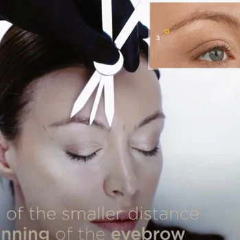 

Wholesale Permanent Makeup BB Compass Ruler Eyebrow Mapping Tools Tattoo Microblading Measurement Tools for Brows Design