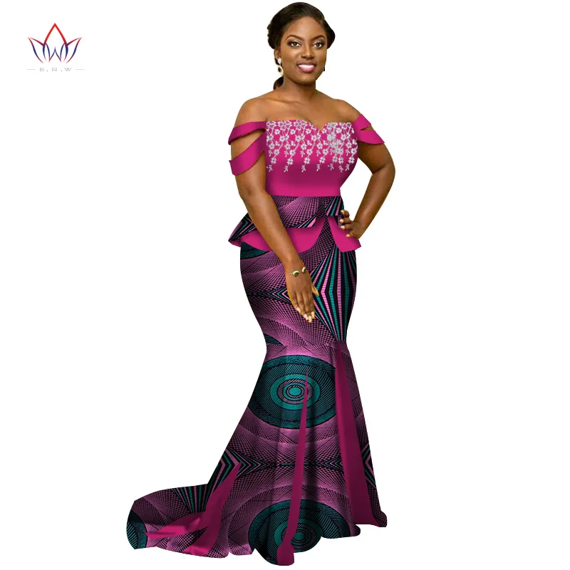 Летние Африка Стиль комплект из двух предметов с юбкой Дамский элегантный