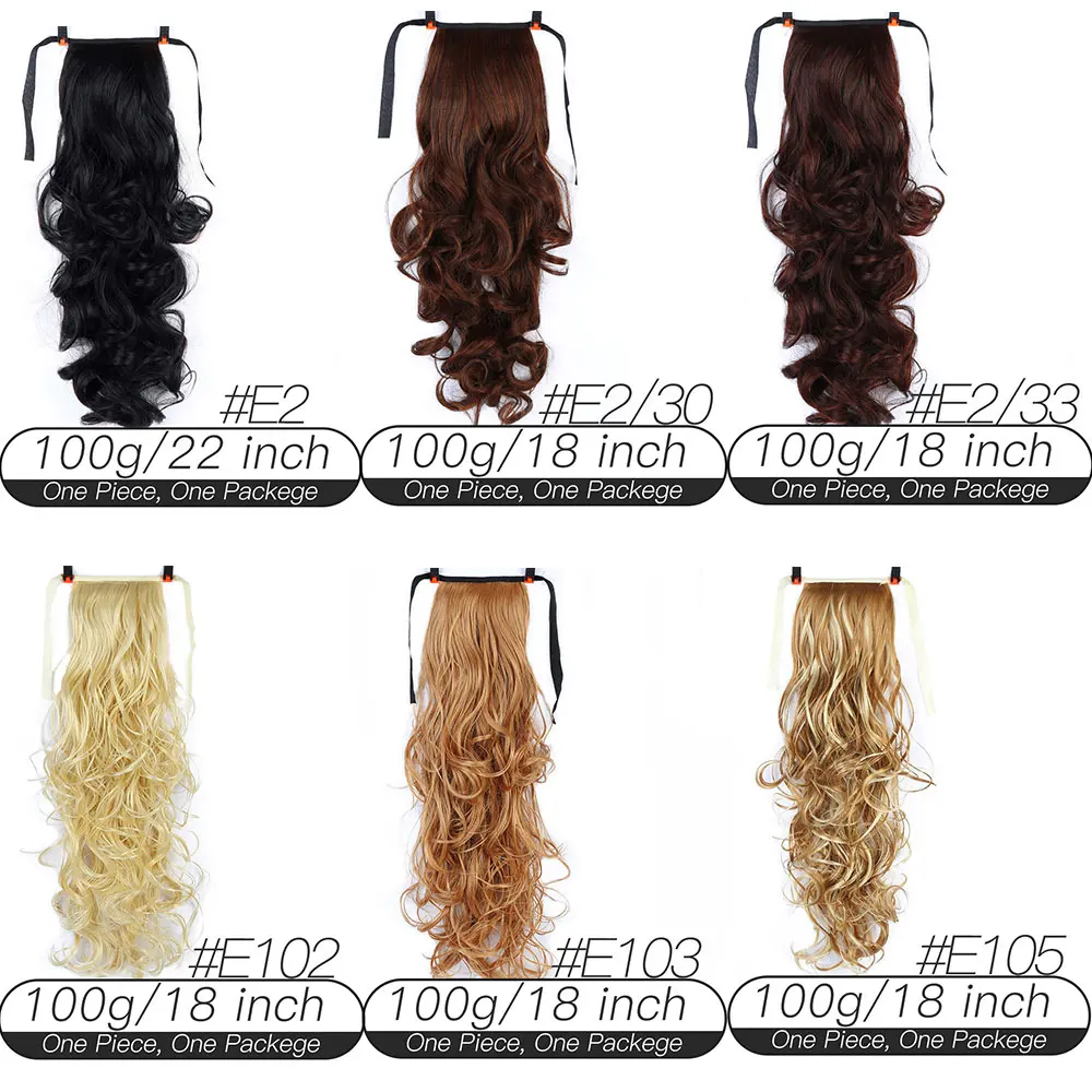Xnaira 24 ''афро длинные кудрявые шнурки конский хвост искусственные накладные волосы коготь клип в синтетических волос пони хвост наращивание булочки штук