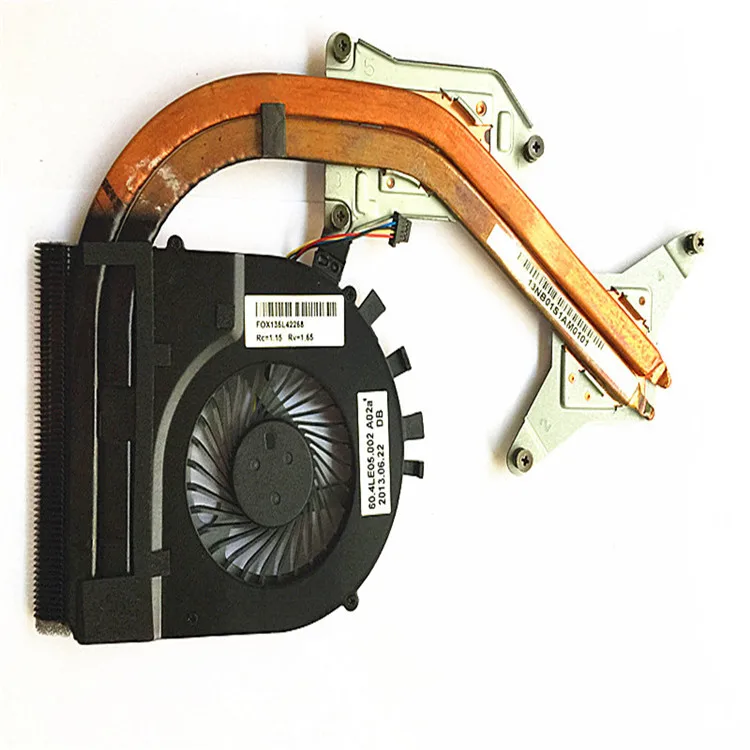 Ноутбук cpu cooler для ASUS X450J X450JF A450J A450JF серии ноутбук вентилятор охлаждения сердечник с теплом
