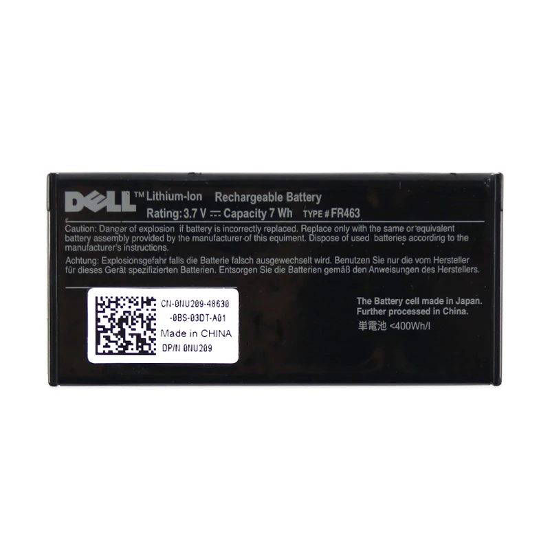FR463 Батарея для DELL Poweredge 1950 2900 2950 6850 6950 5i 6i NU209 P9110 U8735 H700 R910 R900 R710 R610 R510 R410