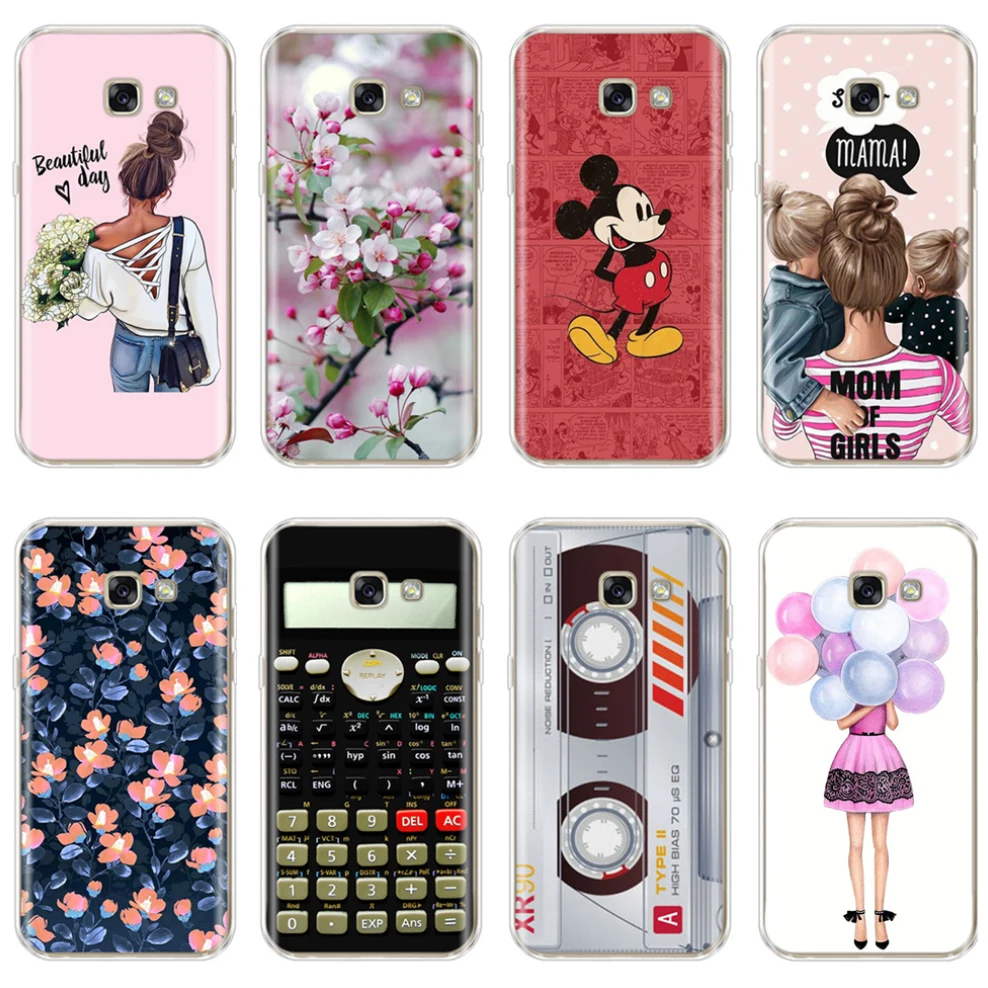 

For Coque Samsung Galaxy A5 2017 Case Cover A520 A520F Fashion Printed Phone Case Silicone Back Cover For Samsung A5 2017 Bumper