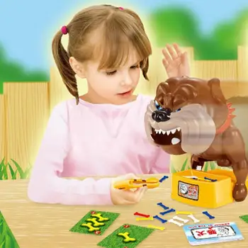 

Child toy Dog Bite Finger Toy Funny Party Game Novelty Jokes Tricky Practical Jokes Parent And Child Game Unisex Dog Biting Toy