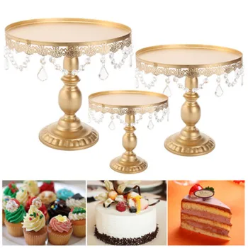 

Round Cake Stand Wrought Iron Exquisite Cake Rack Base Dessert Stand Round Cake Display Wedding Birthday Cupcake Holder tier