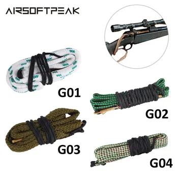 

Hunting Gun Cleaning Kit Accessories Rifle Cleaning Tool Bore Cleaner Snake .22 Cal .223 Cal 5.56mm 9mm 12GA Tactical Caliber