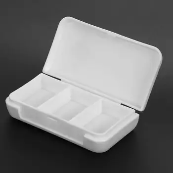 

3 Grids Sealed Pill Case Portable Medicine Box Tablet Pill Box Holder Container Pill Storage Box Organizer with Clip Lids