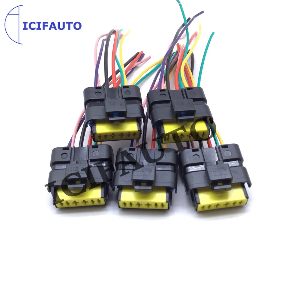 6 Pin/способ Дроссельный клапан штепсельной вилки женский Водонепроницаемый