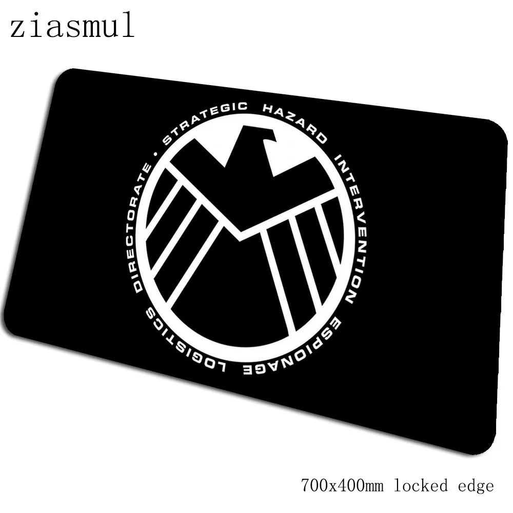 S. H. I. E. L. D коврик для мыши 700x400x2 мм Коврик для компьютерной мыши Мстители игровые аксессуары Лидер продаж Коврик для мыши Клавиатура Игры Геймер - Color: size 700x400x2mm