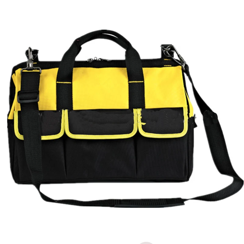Wheels Portable Tool Bag Multifunction Thicken Waterproof Canvas Storage Garage Travel Tools Organizer Toolbox Multifunctional