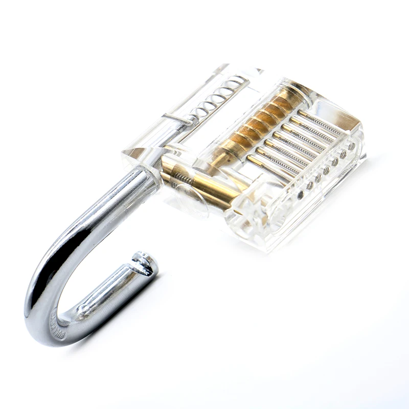 Прозрачный Невидимый замок с разрезом для практики с разбитым крюком для удаления ключа, набор экстракторов, слесарный ключ, инструмент