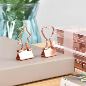

Cute Kawaii Metal Paper Clips Binder Clip For Photo Message Ticket File Office School Supplies Clips Korean Stationery