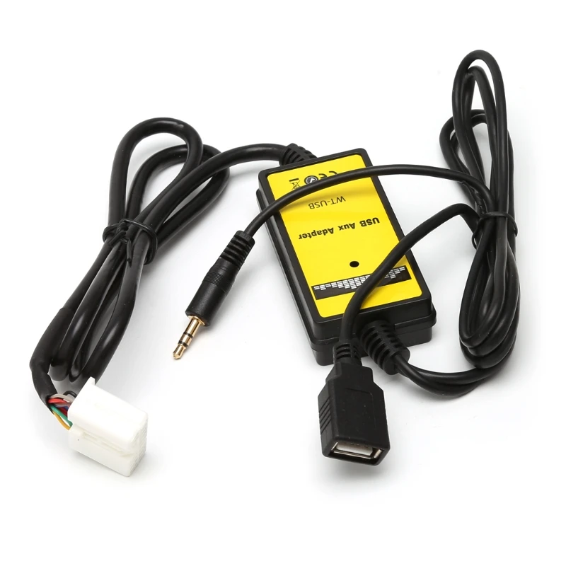 Автомобильный MP3 аудио интерфейс SD AUX USB кабель для передачи данных адаптер cd-чейнджер для Honda Acura 23GC