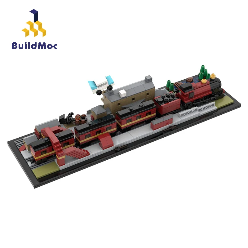 Buildmoc City Train Station Set Moc 14 