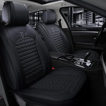 

Full Coverage Eco-leather auto seats covers PU Leather Car Seat Covers for seat altea xl arona ateca cordoba ibiza 6j 6l