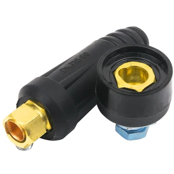 

DKJ 35-50 Durable Professional Welding Cable Male Plug Machine Fitting Quick Connector Adapter Copper Practical Female Socket