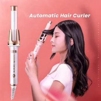 

Automatic Curling Iron Auto Rotating Ceramic Hair Curler Electric Curling Iron Roller For Lazy Fast Heating Hair Styling Tools