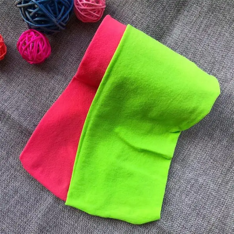watermelon red green Детские леггинсы для девочек мягкие, удобные, яркие цвета, милые, милые, Танцевальные чулки для девочек, колготки, длинные носки - Цвет: watermelon red green