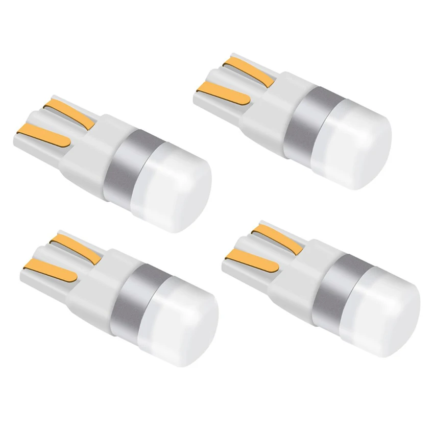 

4PCS T10 W5W Led 3030 1SMD Wedge Bulb Auto Dome Reading Car Light Sidemarker Sidelight Parking Lights 194 168 Lamp Bulbs