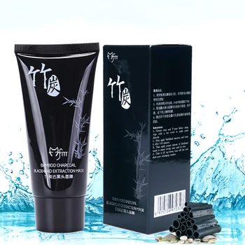

60g Deep Cleaning Suction Face Black Mud Mask Blackhead Remover Shrinking Pore Improve Rough Skin Acne Treatment Face Care