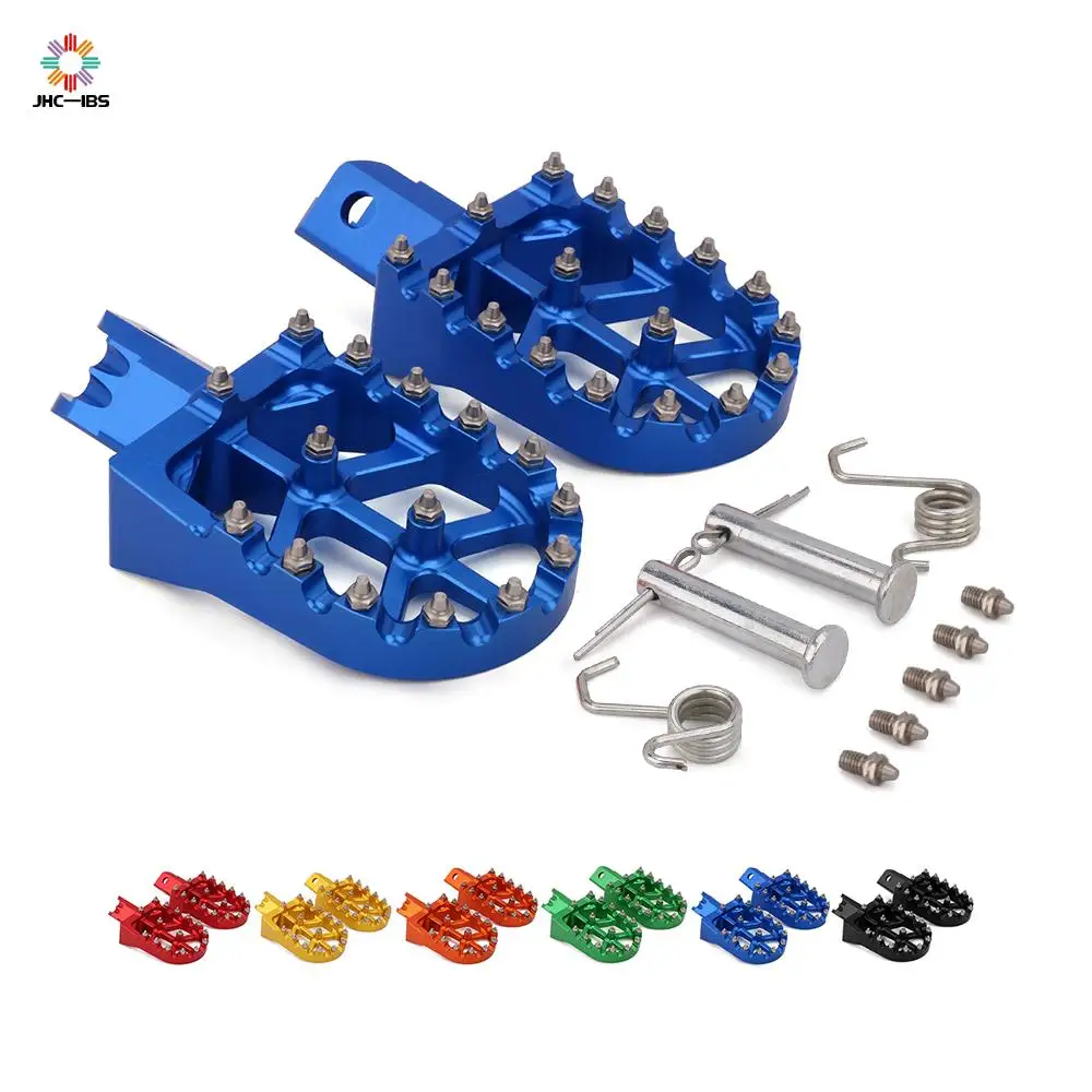 Motorcycle Aluminum Universal CNC Colorful Footpeg Footrest Foot Pegs For HONDA CRF XR 50 70 110 M2R SDG DHZ SSR KAYO Pit Bike