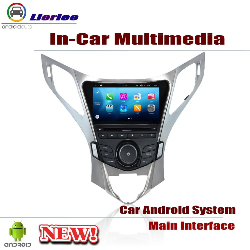 Автомобильный мультимедийный плеер Hyundai Azera 2012 ~ 2017 Android радио GPS навигация система