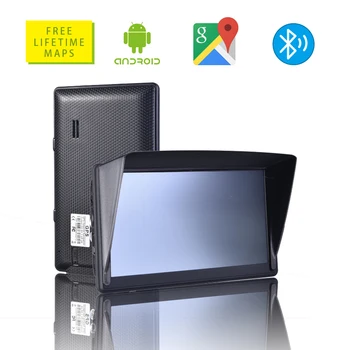 

Oriana 7" Inch Android Quad Core 16GB Car GPS Navigation Sat Na AV-IN Bluetooth WIFI FM Transmitter Bundle Free maps+sunshade