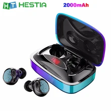 X29 Bluetooth 5,0 наушники с сенсорным управлением настоящие беспроводные наушники двусторонние звонки двойной дисплей новая технология 2000 мАч Мощность