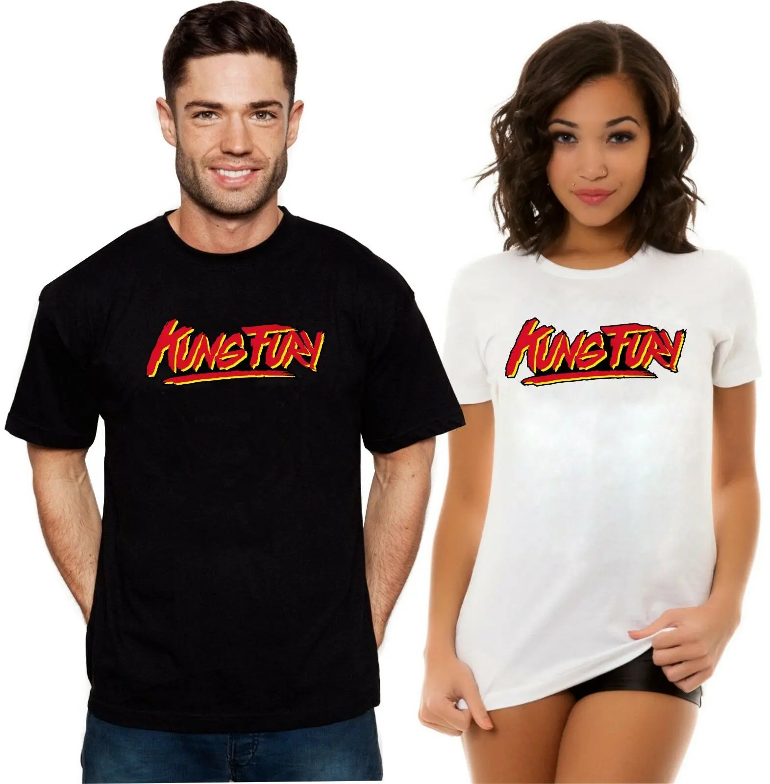 Kung Fury Movie Mens T Shirt Fu Martial Arts Karate David Hasselhoff Film |