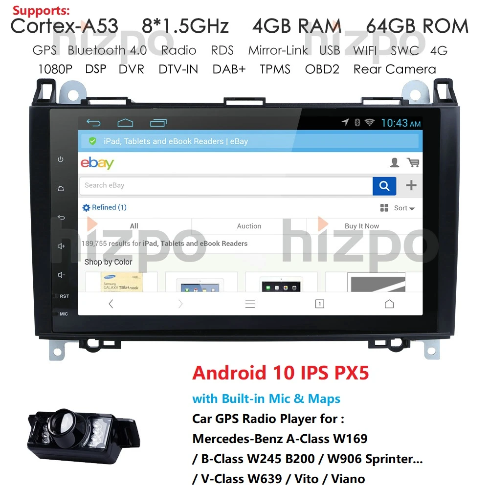 2din Android10 0 Octa Core Car Nodvd For Benz Sprinter W169 W245 W906 Viano Vito W639 B0 With Wifi Gps Navigation Radio 4g Ram Car Multimedia Player Aliexpress