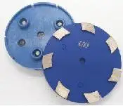 Металлический шлифовальный алмазный скребок дисковая обувь с 3 отверстиями