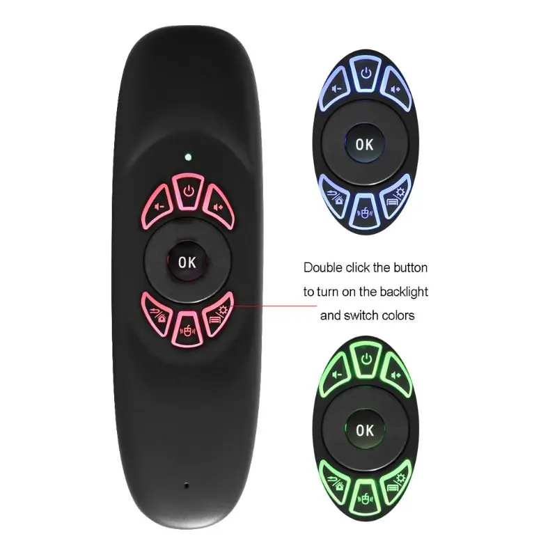C120 RGB 3 подсветка Fly Air Mouse беспроводная клавиатура с подсветкой G64 перезаряжаемый 2
