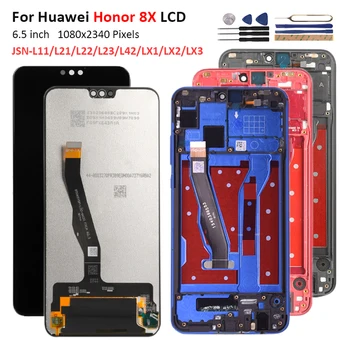 

Display For Huawei Honor 8x LCD Display Touch Screen With Frame Digitizer Assembly Replacement For Honor 8X LCD Screen JSN-L22