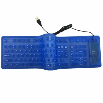 

Computer 109 Keyboard USB Mute Silent Soft Keyboard 1.4 Meters Long Silent Keyboard (Size: 109 Keys)