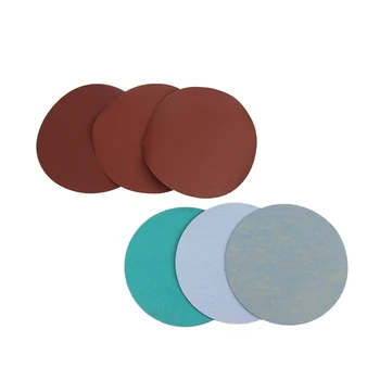 

125mm /5'' Inches Grit 1000 /1500 /2000 /3000/ 5000/ 7000 Sanding Discs Hook Loop Sandpaper Round Sandpaper Disk Sand Sheet 30ps