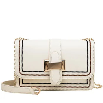 

Fashion Women's Handbag New Hot Sale Wild Chain Designer Leather Shoulder Bags Messenger Bags For Women 2019 Female Casual Tote