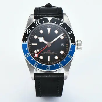 

41MM Sterile Luxury Top Brand CORGEUT GMT Automatic Mechanical men Watch sapphire Mens Military Sport calendar Clock luminous