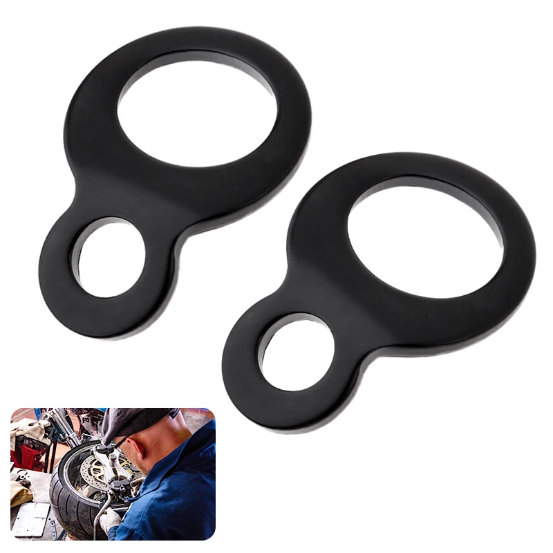 1 Pair Tie Down Strap Rings for Motorcycle Street Bike Dirtbike ATV UTV Attach Tie-downs Stainless Steel Tie-Down Strap Rings anycubic photon mono x 4k 6k photosensitive resin trough clips film clips steel rings two pieces for 3d printer